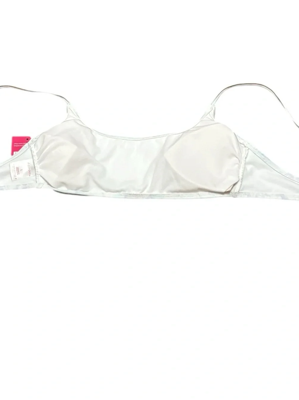 Xhilaration Junior’s White Blue and Purple Swim Bralette Tie Dye Size 8-10 NEW